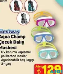 BESTWAY AQUA CHAMP ÇOCUK DALIŞ MASKESİ